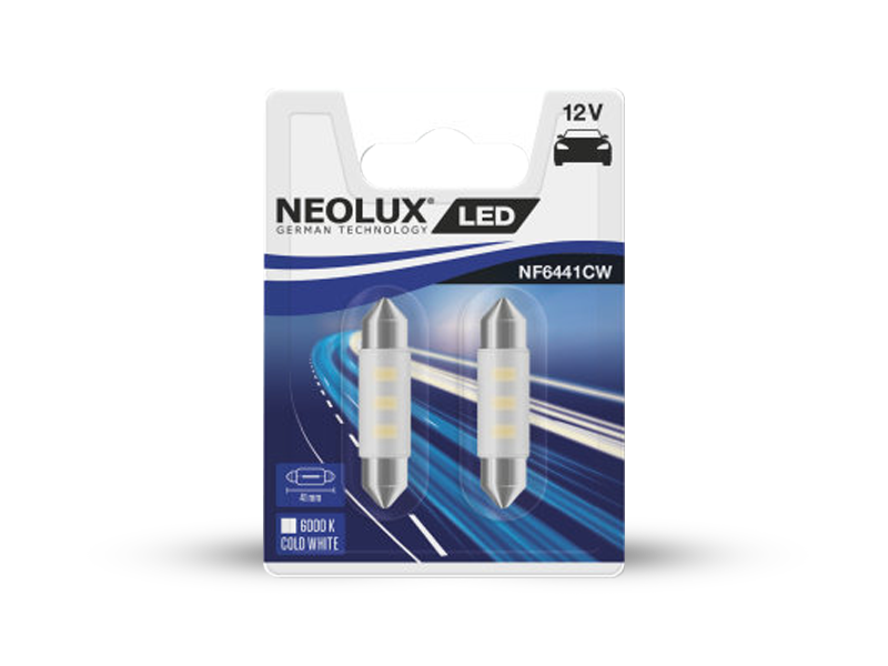 NEOLUX LED 12V 0.5W SV8.5-8 41mm